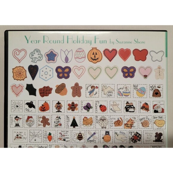 777 Year Round Holiday Fun by Suzanne Embroidery CD Software OESD - Picture 11 of 14